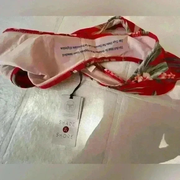 Bikini, 34C top, S bottom, tropical print, shade & shore brand, NWT, vacation! - Picture 6 of 6